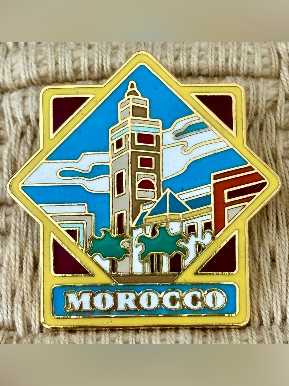 DISNEY 1999 *Rare* WDW Epcot World Showcase Morocco Pavilion Pin